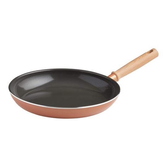 12 Inch GreenPan Copper Forage Nonstick Ceramic Frying Pan: Metallic - Aluminum by World Market