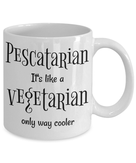 Pescatarian Gift - Mug Keto Diet Semi Vegetarian Vegan Like A Only Cooler Coffee Cup Vegetables