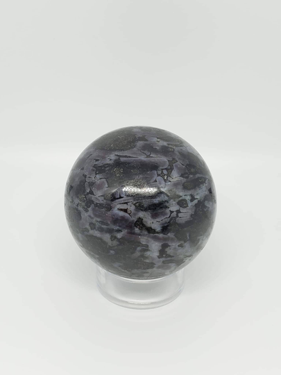 Indigo Gabbro Sphere. Natural Crystals