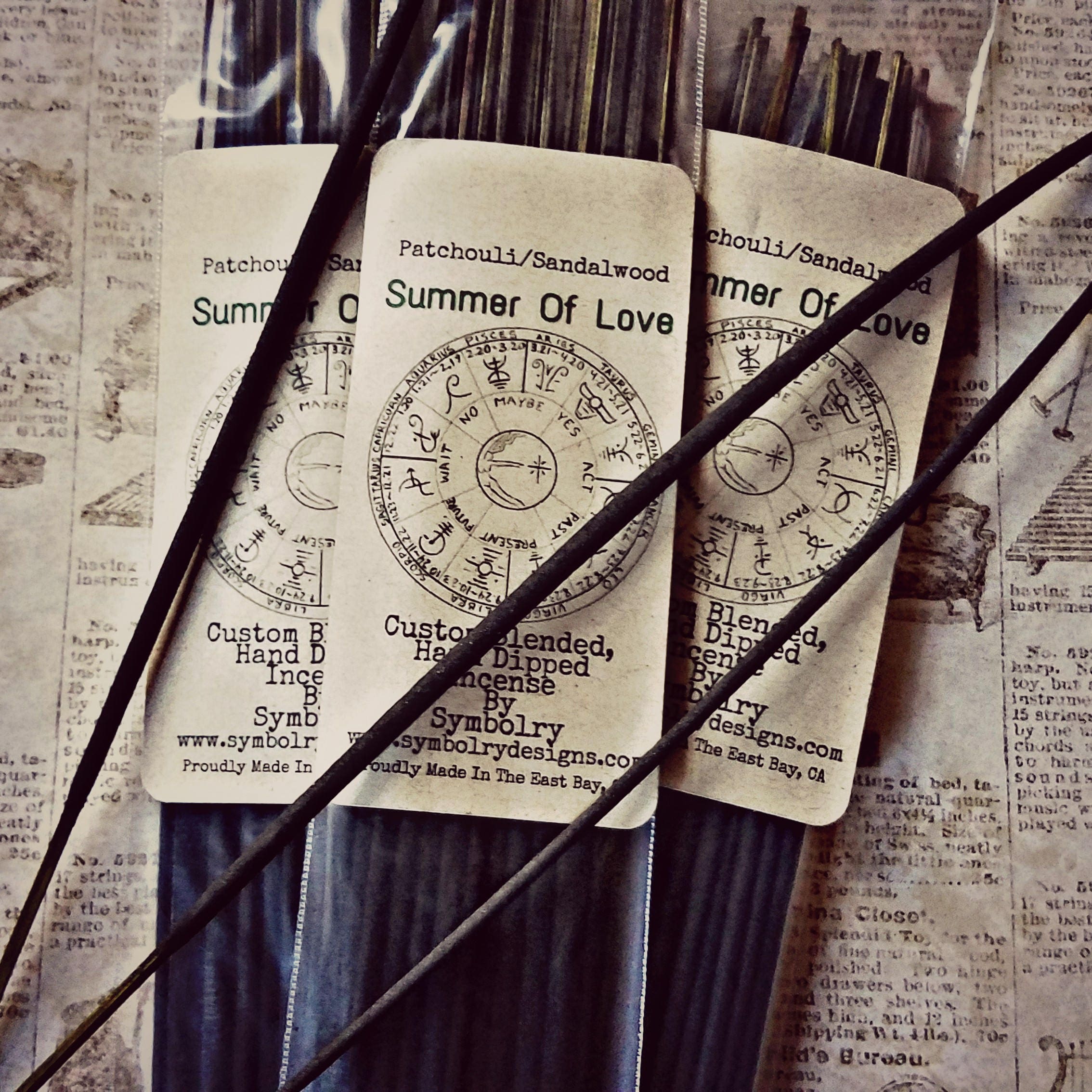 Summer Of Love - Custom Blended, Hand Dipped Incense