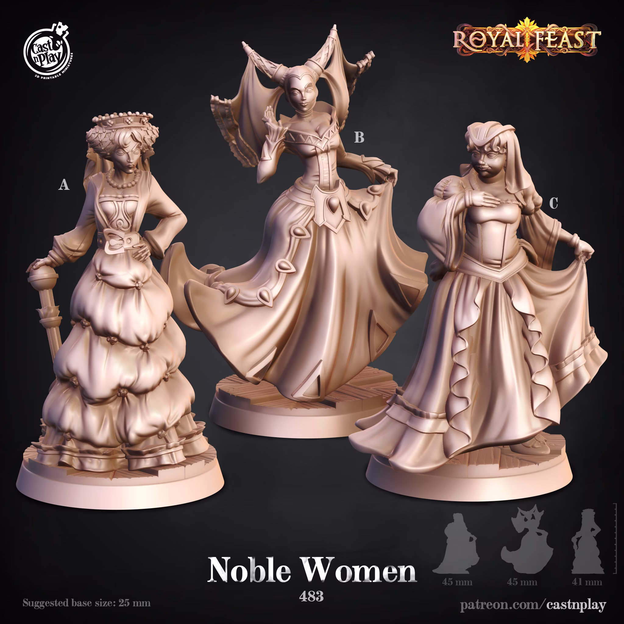 Noble Women For Dungeons & Dragons | Pathfinder
