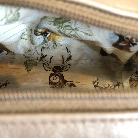 Mens Leather Travel Dopp Kit Bag With Deer Lining, Brown Toiletry Bag, Father's Day Gift For Dad Uncle