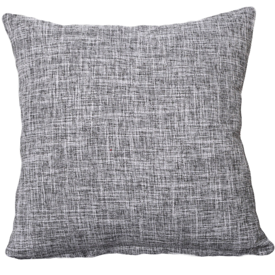 Polyester/Linen Blend Cushion Cover Pillow Case Pack of 2, 20''x20'' 12 Colors (Without Inserts) - gray - grey