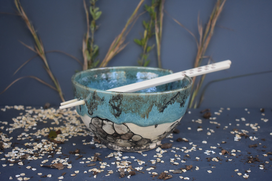 Teal Ramen Bowl