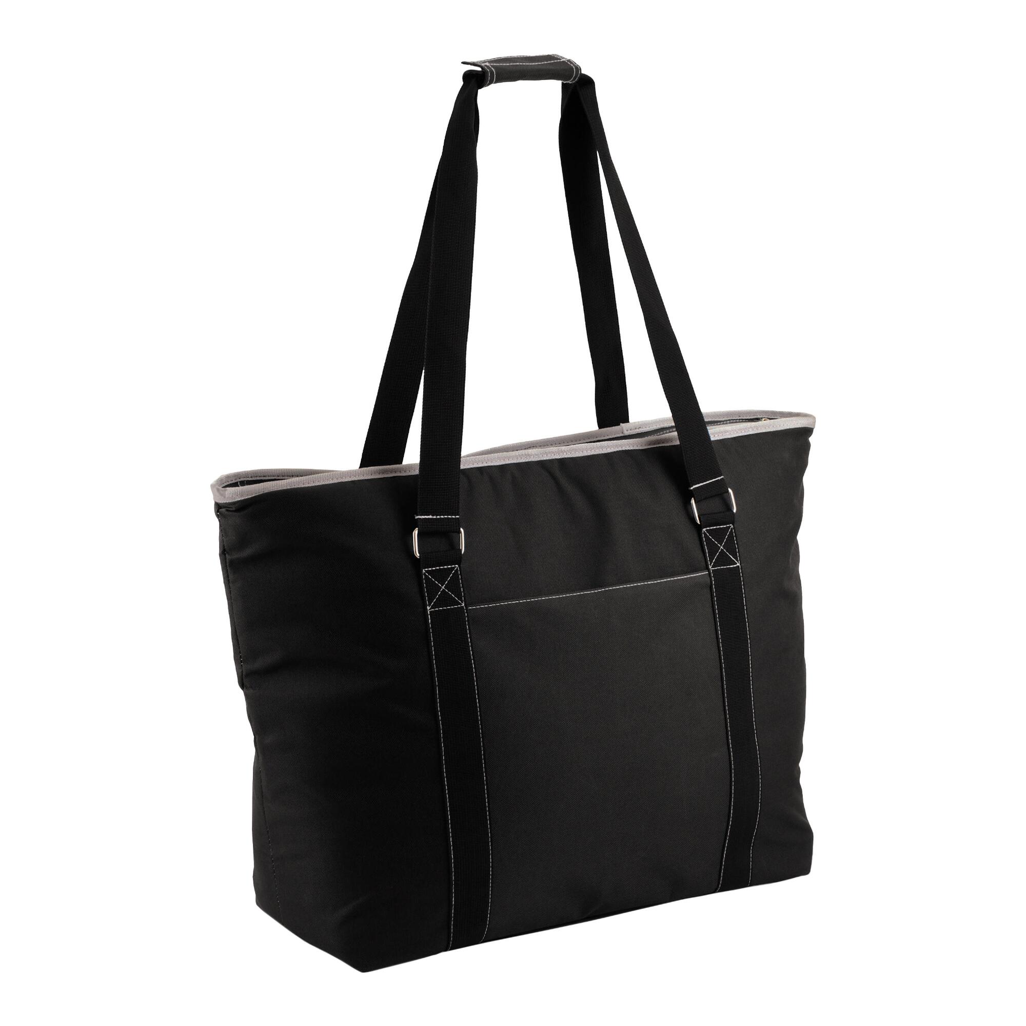 Black Insulated Cooler Tote by World Market