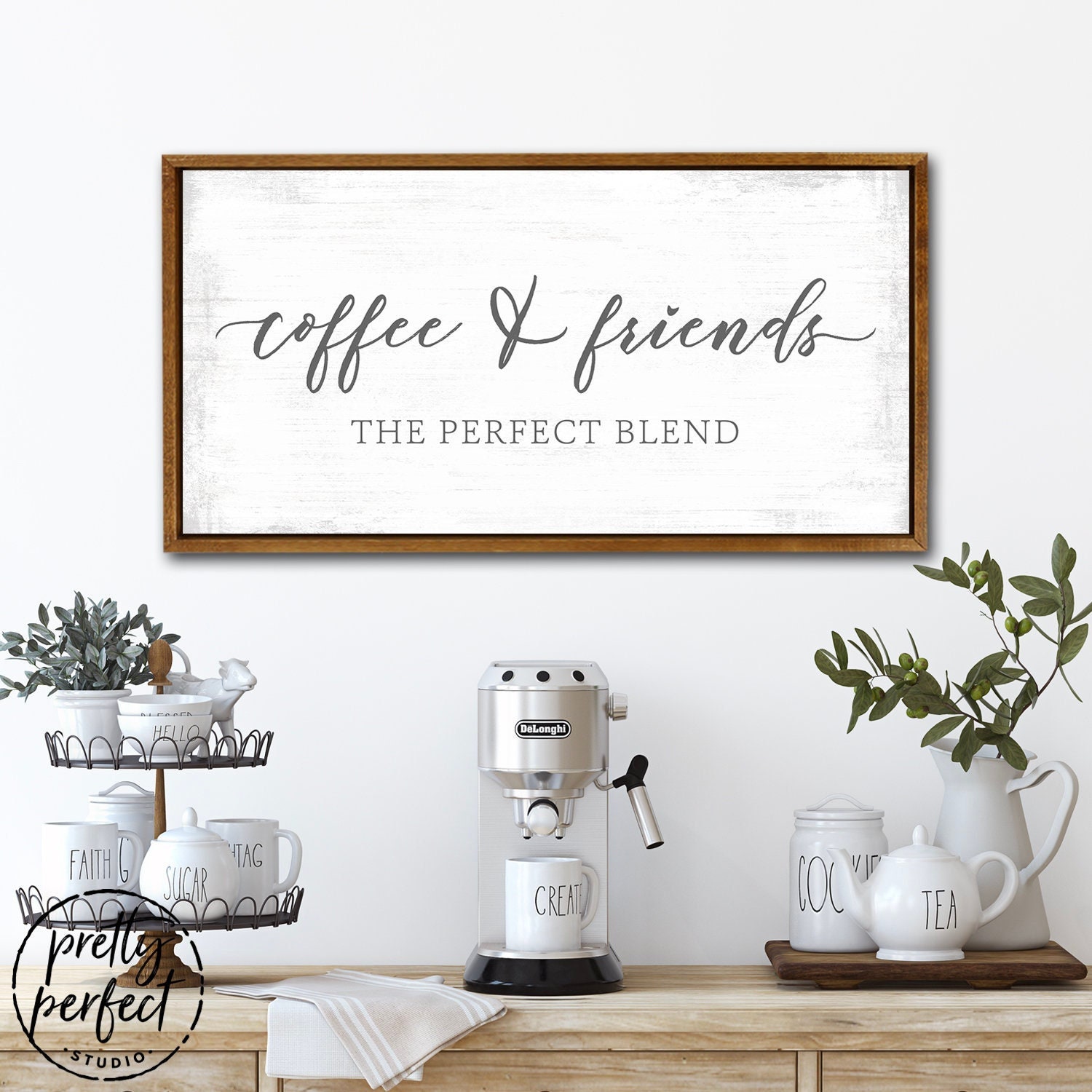 Coffee Sign, & Friends The Perfect Blend | + &