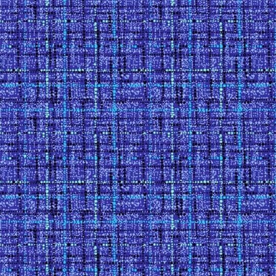 Coco ~ Azure Textured Grid Blender Cotton Fabric, Michael Miller 100% Blue Blue Coco Fabric