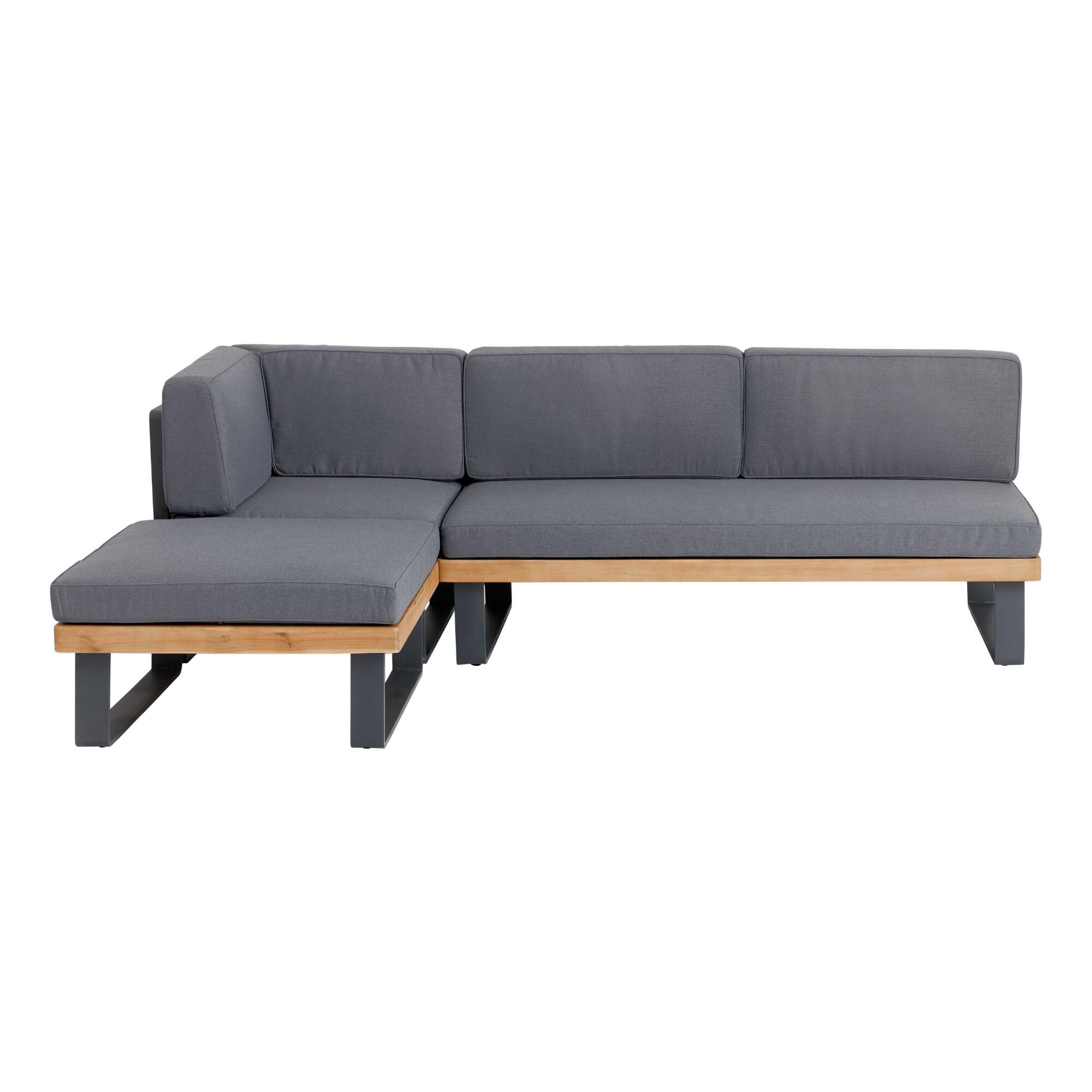 Alicante II 4 Piece L Shaped Outdoor Patio Furniture Set by World Market