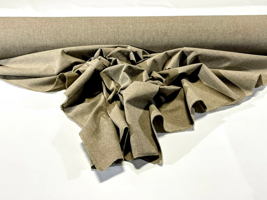 Beige Canvas Flax Linen Cotton Blend Fabric Natural Fiber 58" Wide Sl-122