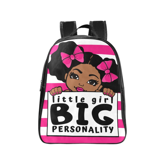 Black Girl Bookbag, Backpack, Back To School, Custom Black Magic, Melanin Poppin, Bag, Blm