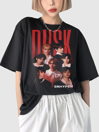 Enhypen Dusk Shirt, Enhypen Jay Jake Sunghoon Jungwon Sunoo Ni-Ki Shirt Korean Pop