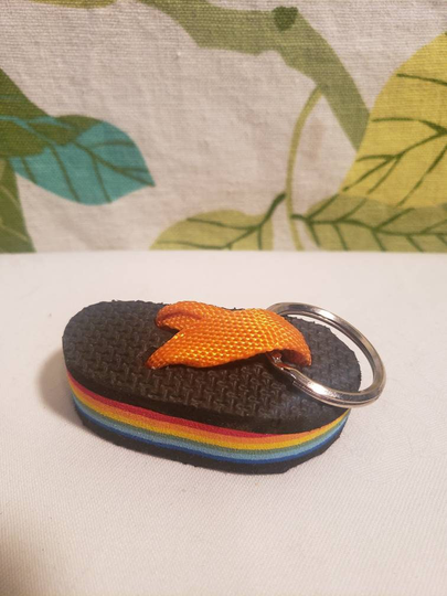 Vintage 1980S Flip Flop Sandle Key Chain So Retro Unused