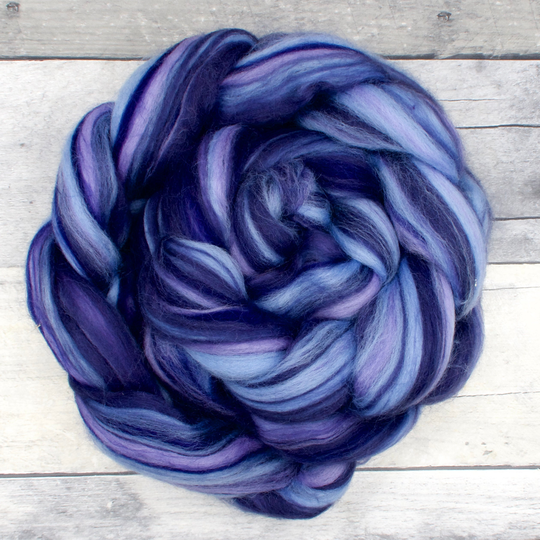 Merino Blend, 23 Micron, Combed Wool Top, 4Oz Wool Roving, Soft For Spinning, Spinning Fiber