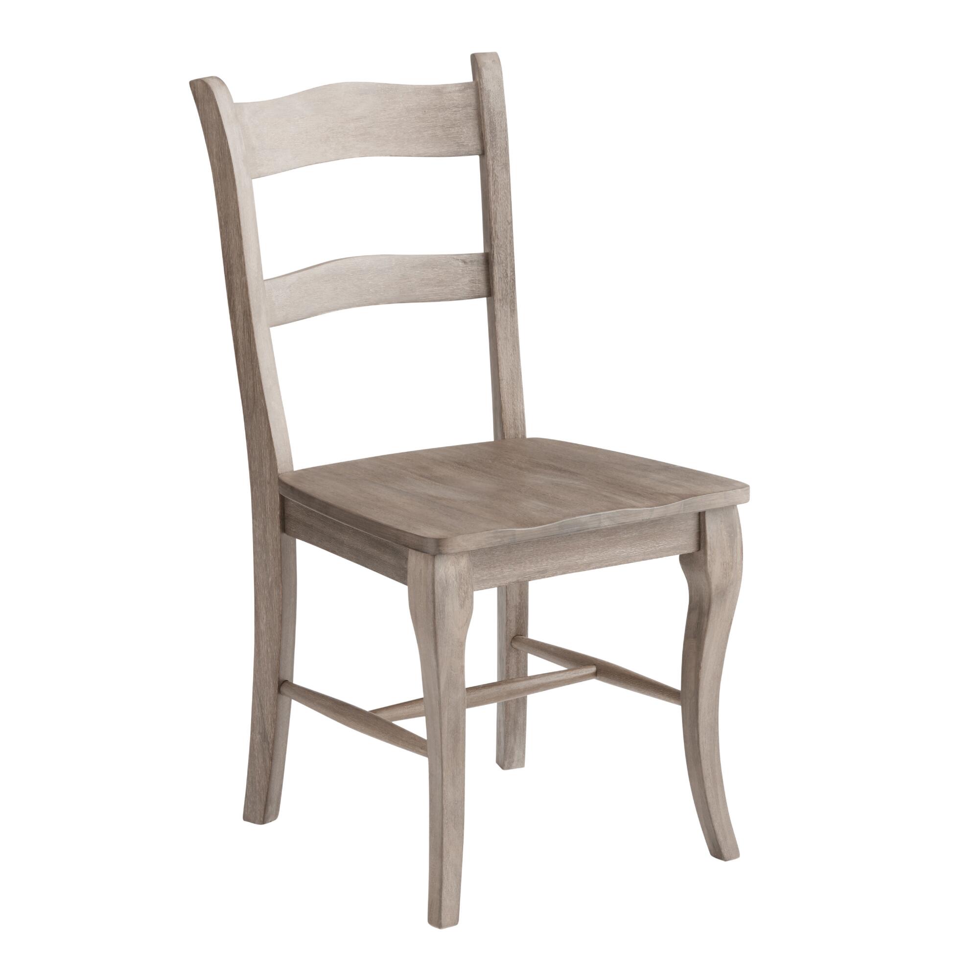 Weathered Gray Wood Jozy Dining Chairs Set of 2 by World Market
