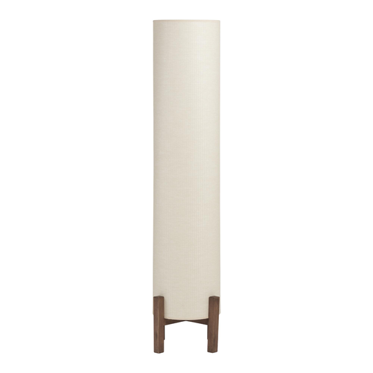 Natural Paper Rattan and Wood 2 Light Floor Lamp - 25"-29" by World Market
