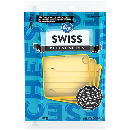 Kroger Swiss Cheese Slices - 6.0 oz