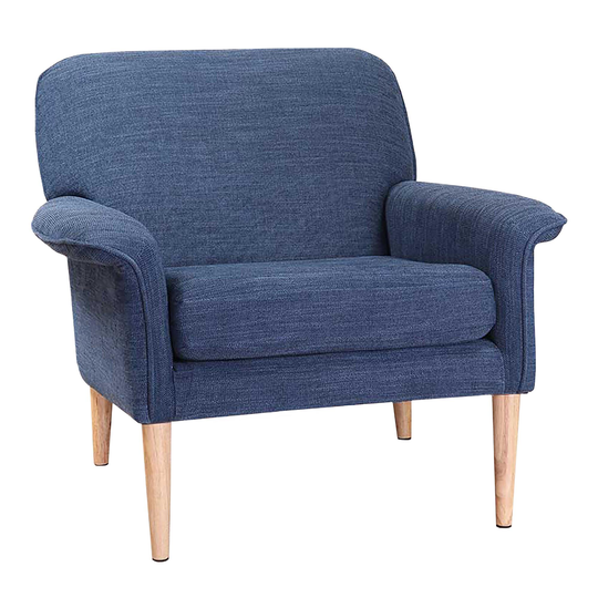 Malcom Upholstered Chair: Blue/Green by World Market