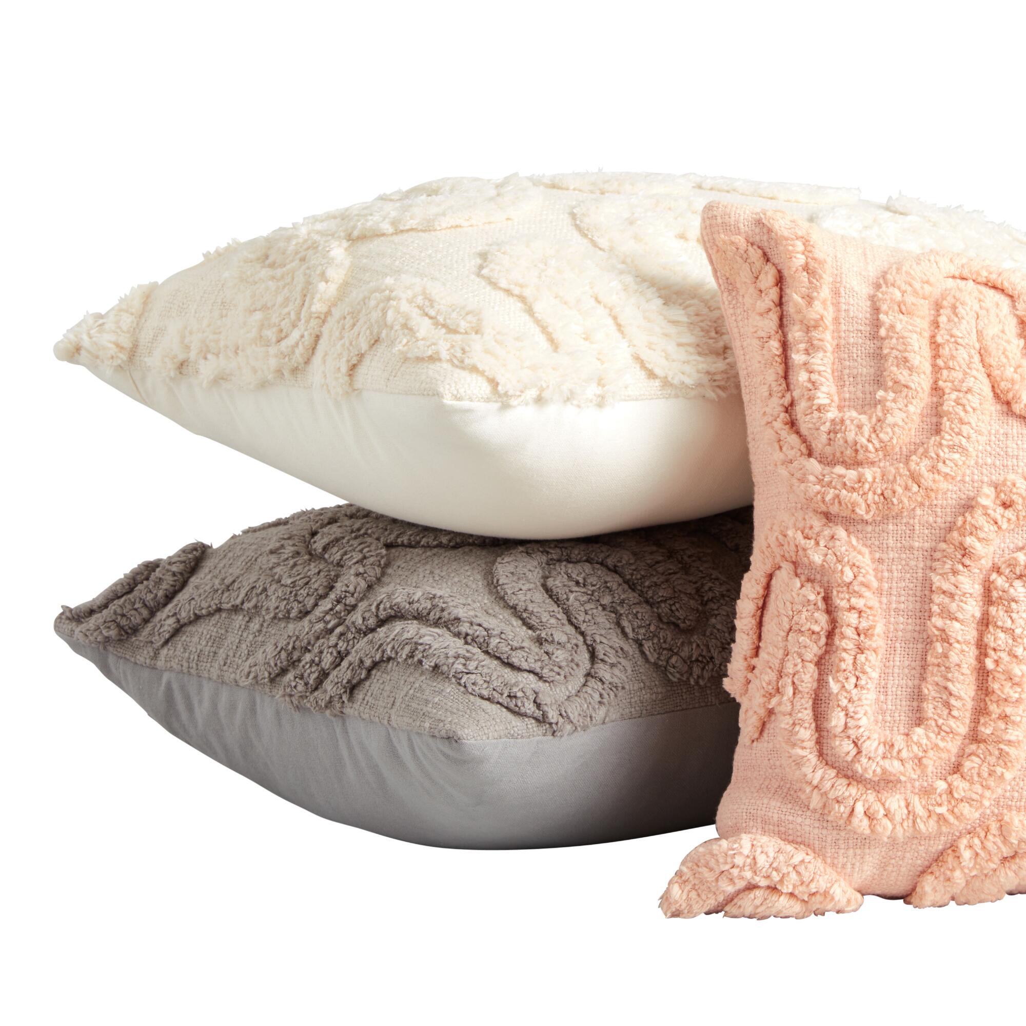Tufted Wave Lumbar Pillow by World Market