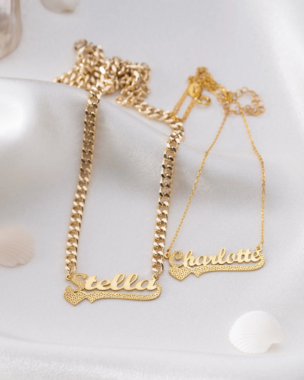 Dainty Name Necklace, Custom Name Necklace, Personalized Jewelry, Gift For Her, Monogram Gifts, 90S Necklace