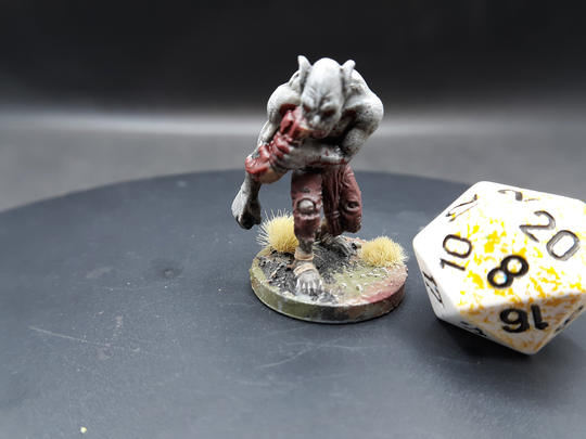 Will Paint Ghoul Monster Miniature | Hand Painted Dungeons & Dragons Medium