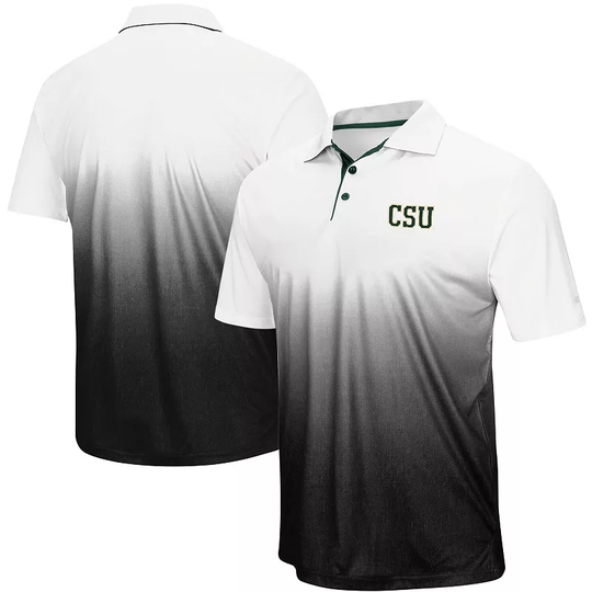 Men's Colosseum Gray Colorado State Rams Magic Team Logo Polo, Size: 2XL, CST Grey