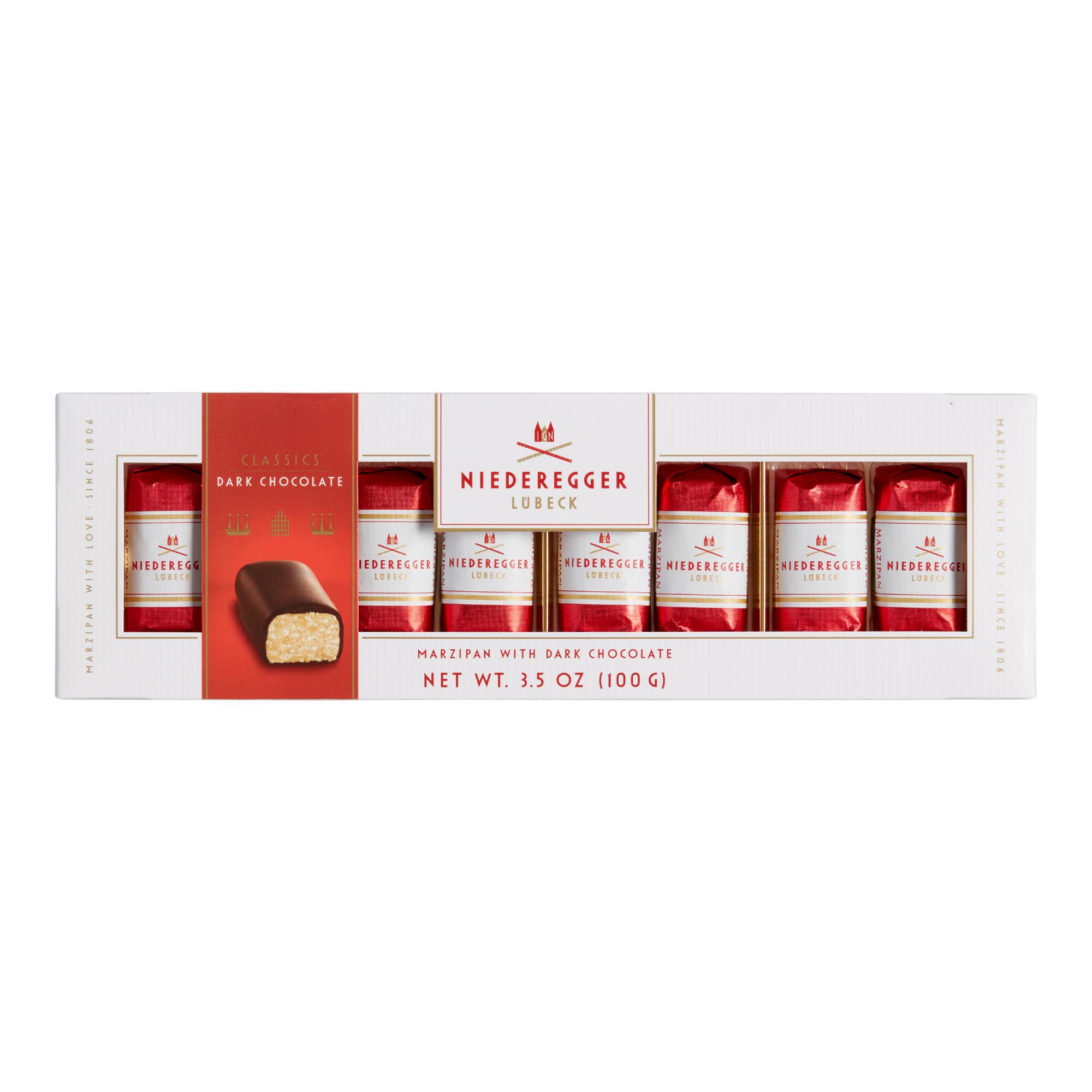 Niederegger Dark Chocolate Marzipan Mini Bars, Set of 5 by World Market