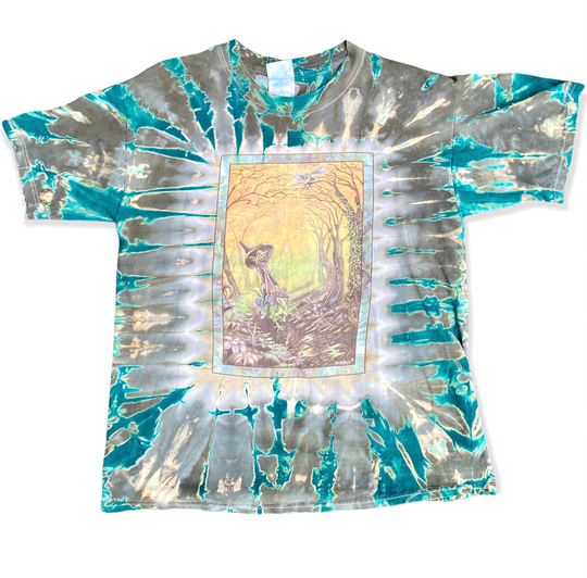 Vintage 90's M. Dubois Tie Dye Double Sided T-Shirt