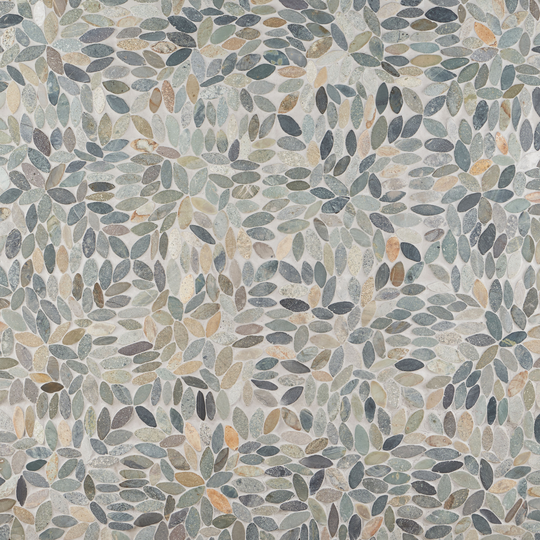 Artmore Tile Landscape Dark Blend 12-in x 12-in Natural Stone Slate Pebble Stone Look Floor and Wall Tile | EXT3RD107422