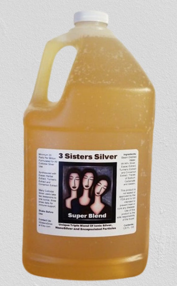 3Ss-Super Blend 20 Ppm Colloidal Silver-Gallon