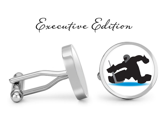 Ice Hockey Goalie Cufflinks Cuff Links Player Cufflink | Lifetime Guarantee S1665