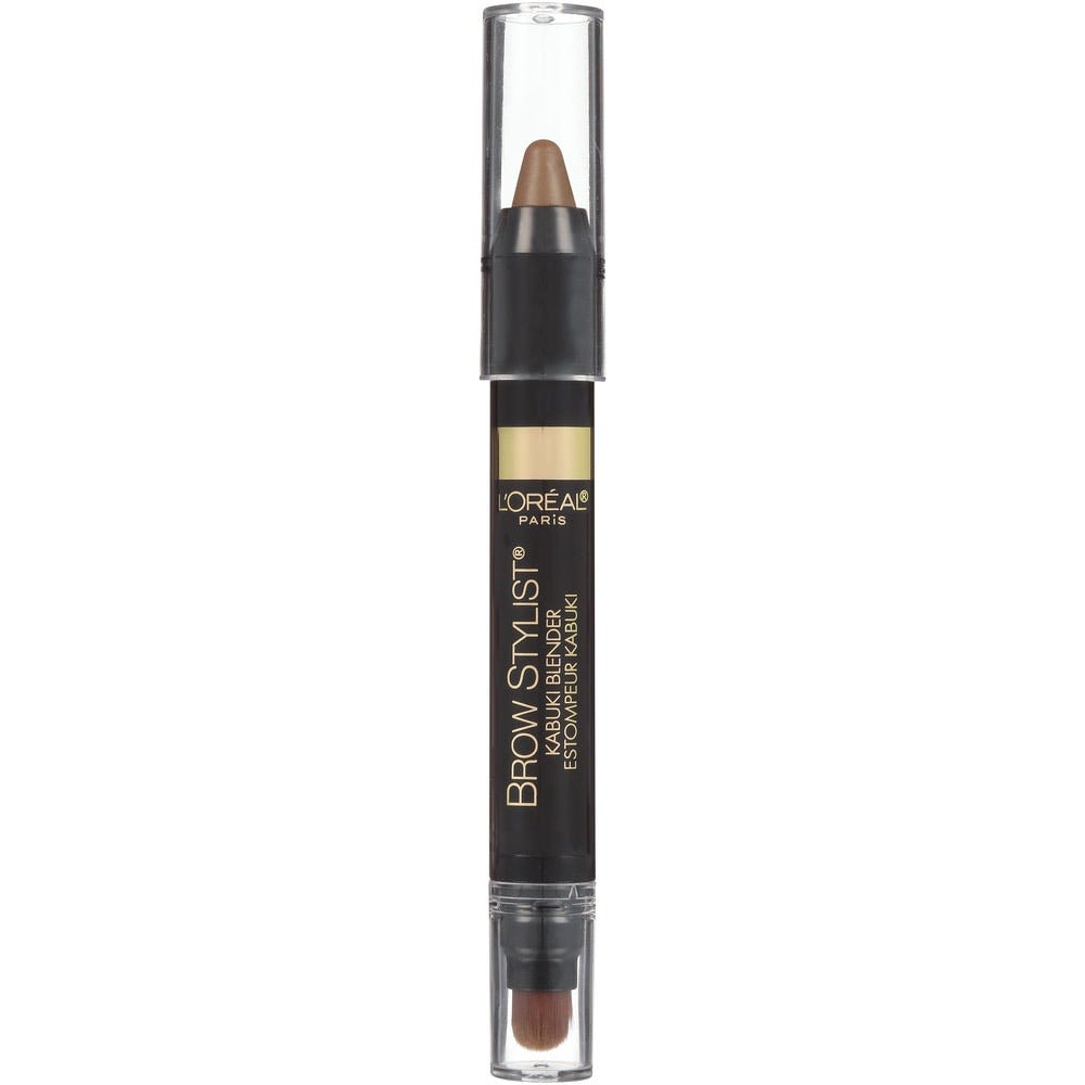 L'Oreal Paris Brow Stylist Kabuki Blender, Dark Brunette - 0.08 oz