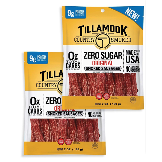 Tillamook Zero Sugar Smoked Sausages, 7 Ounce (Pack of 2)
