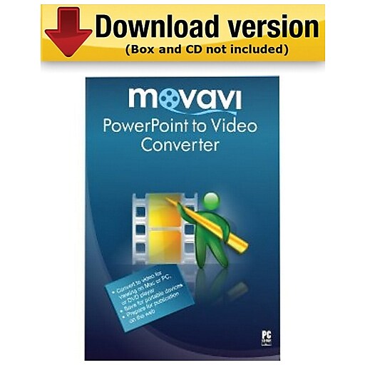 Movavi PowerPoint to Video Converter 2.1 Business Edition for Windows (1-User) [Download]
