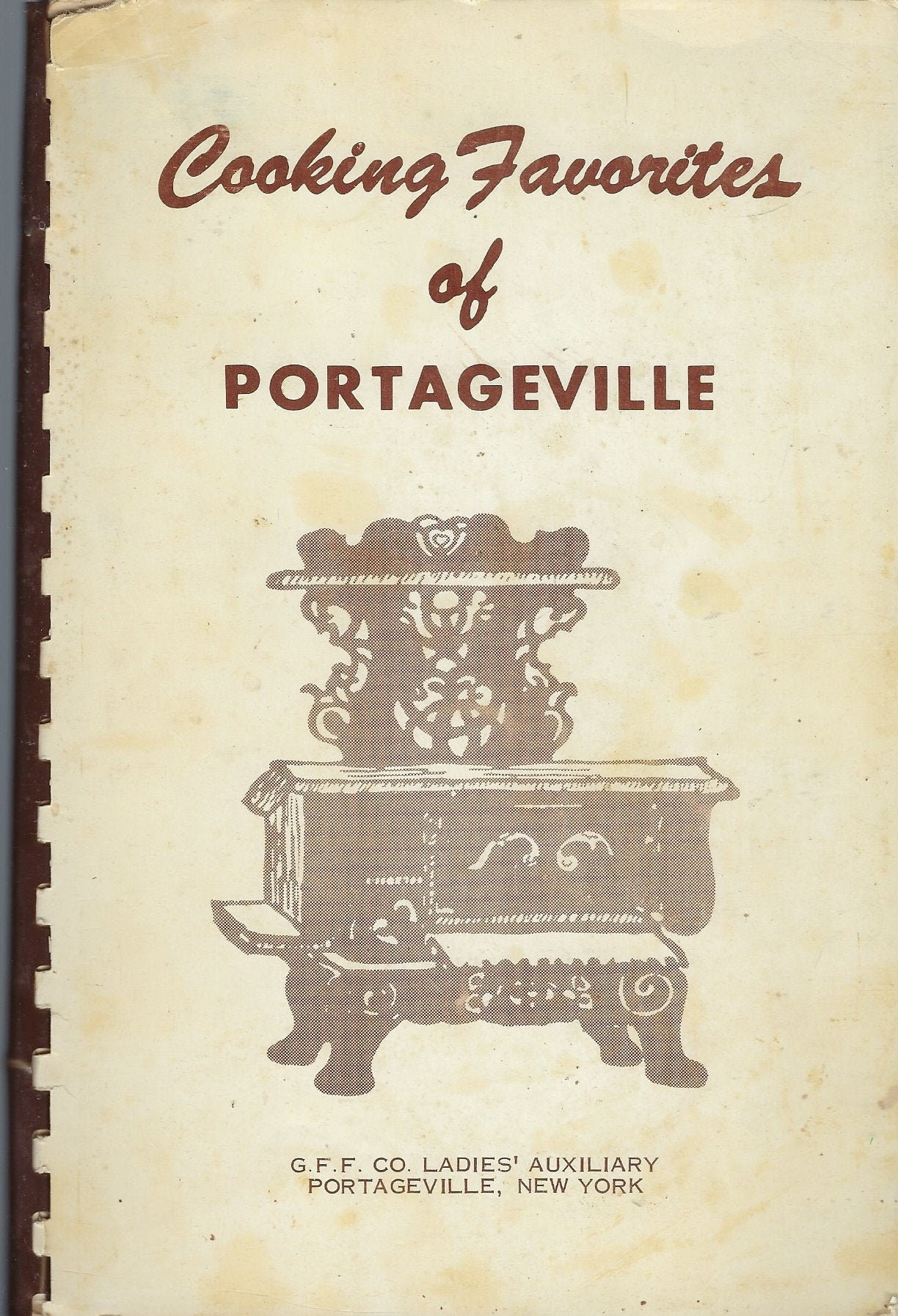 Portageville New York Vintage 1960S Cookbook Ny Cooking Favorites Local Ads Community Souvenir Collectable Spiral Bound Rare Recipes