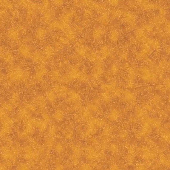 Gold With Gold Metallic Blender Fabric From Fall For Autumn Collection. Companion Fabrics Shown, . Hoffman Fabrics. Free Shipping