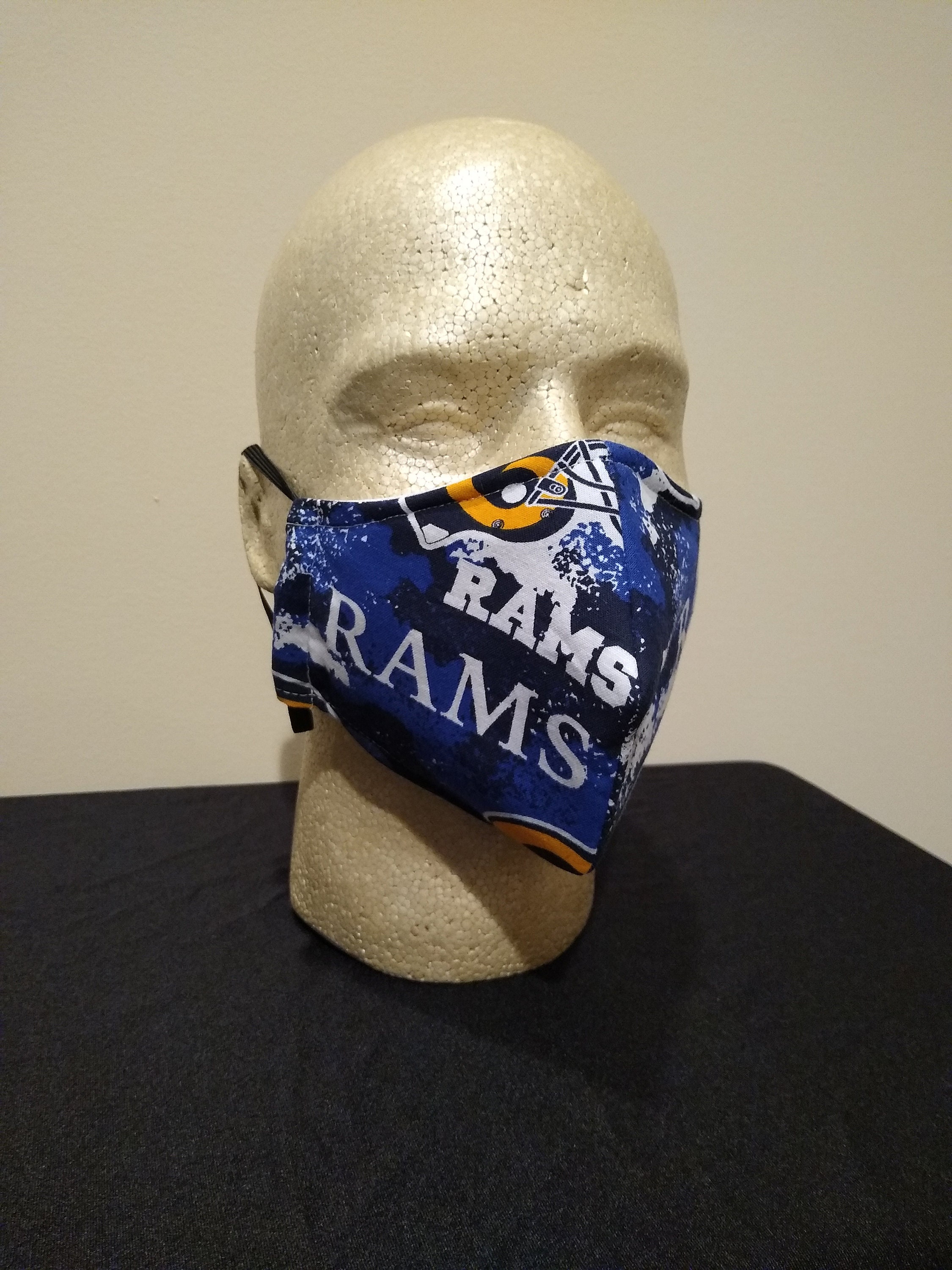 Rams Cloth Face Mask