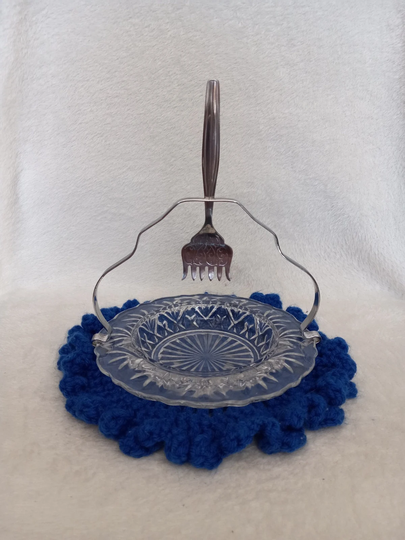 1950's Glass Seafood Set