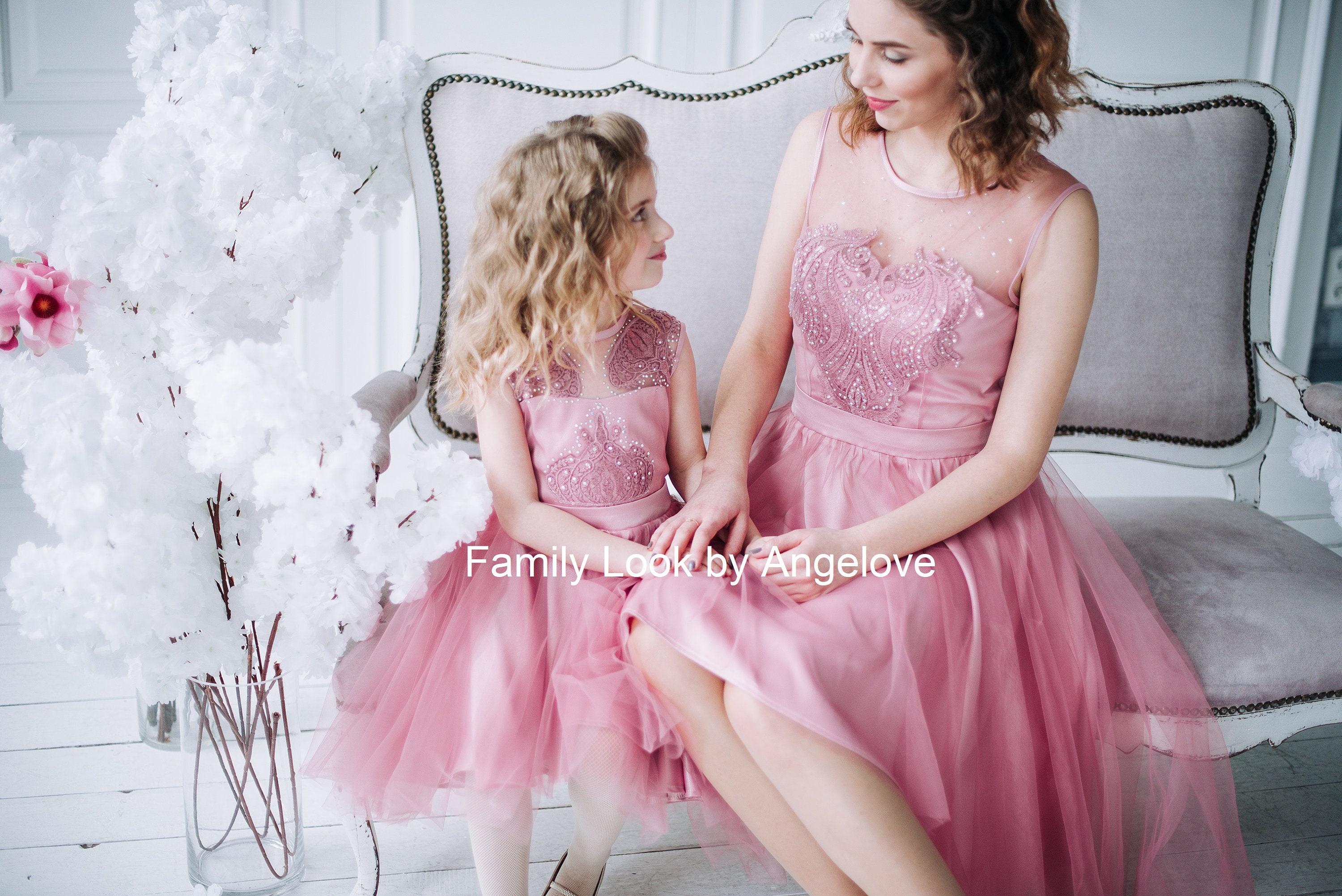 Mommy & Me Matching Dress Mother Daughter Tutu Birthday Dresstoddler Wedding Babygirl