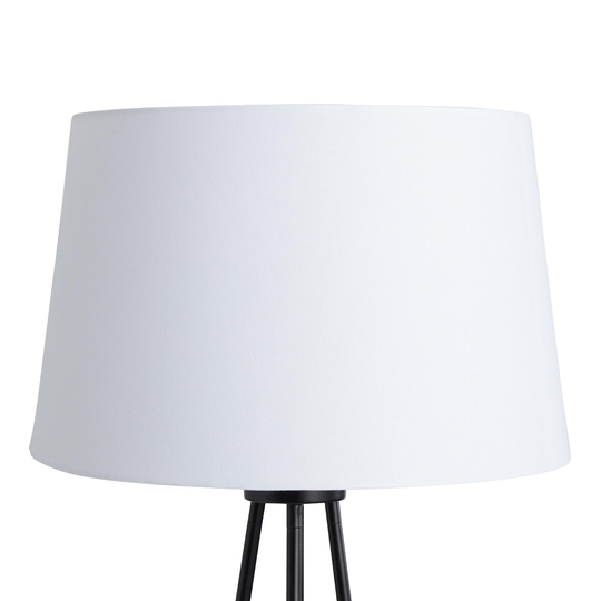 White Cotton Linen Floor Lamp Shade by World Market