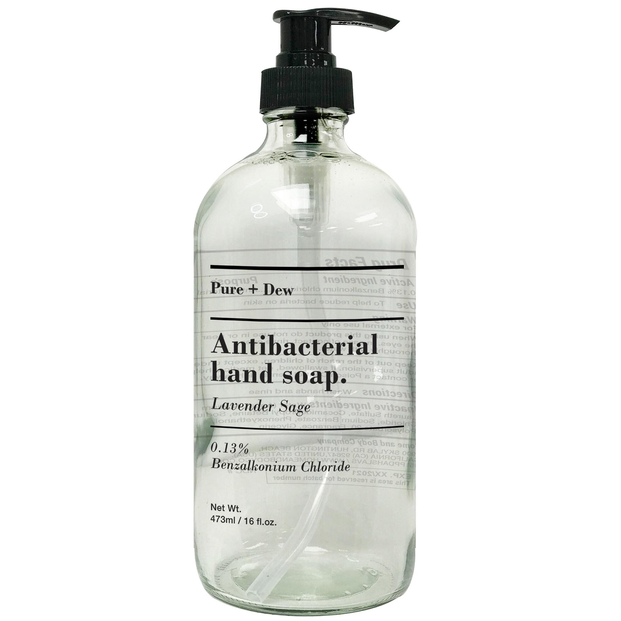 Pure and Dew Lavender Sage Antibacterial Liquid Hand Soap by World Market