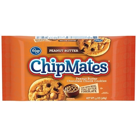 Kroger ChipMates Peanut Butter Chocolate Chunk Cookies - 13.0 oz