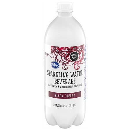 Kroger Sparkling Water Black Cherry - 33.8 fl oz