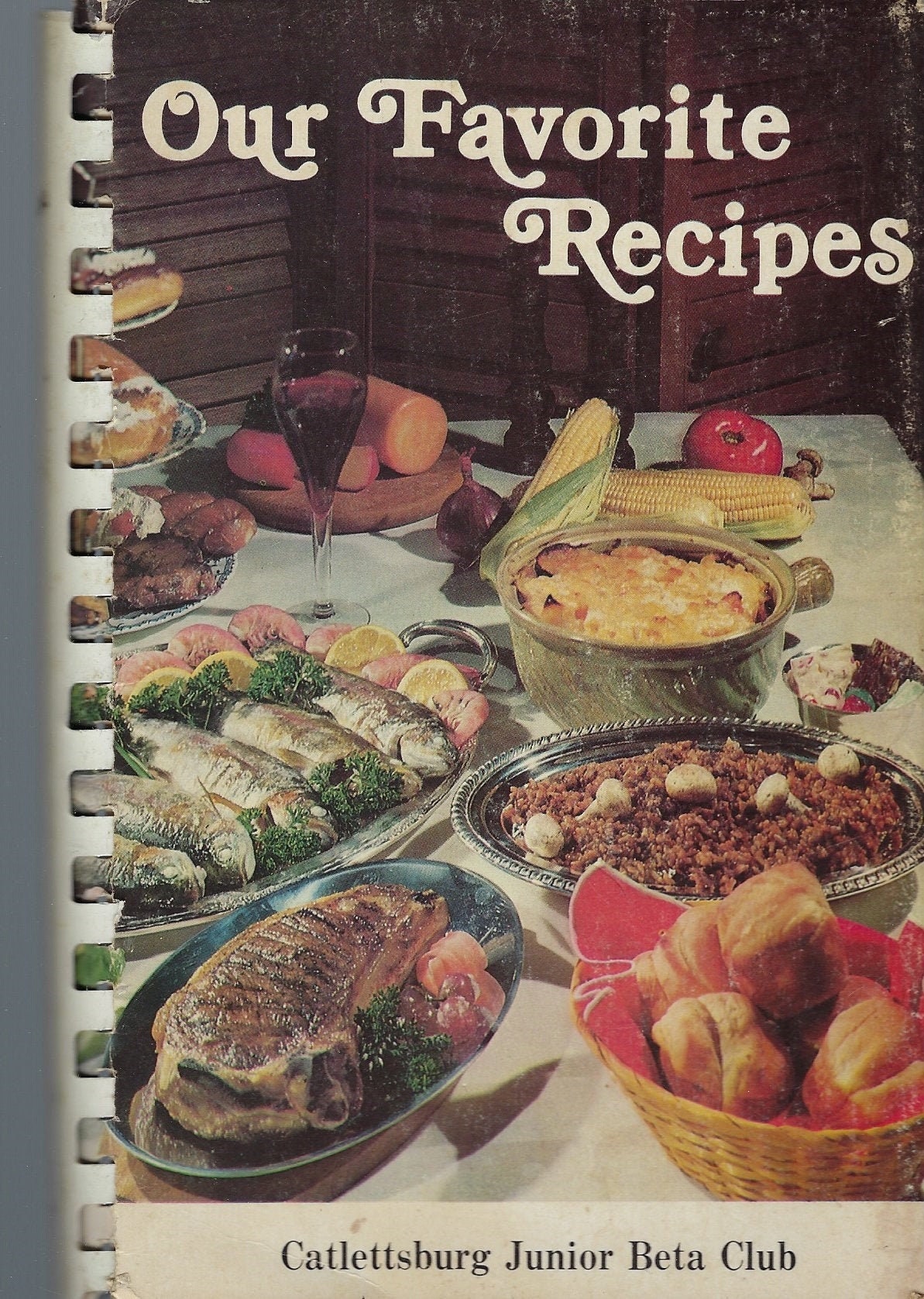 Catlettsburg Kentucky Vintage 1985 Junior High School Beta Club Our Favorite Recipes Cookbook Ky Community Collectible Souvenir Rare Book