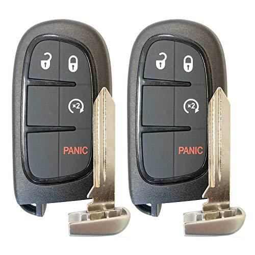 2 For 2013-2019 Dodge Ram 1500 2500 3500 4 Button Remote Smart Key Fob GQ4-54T;b