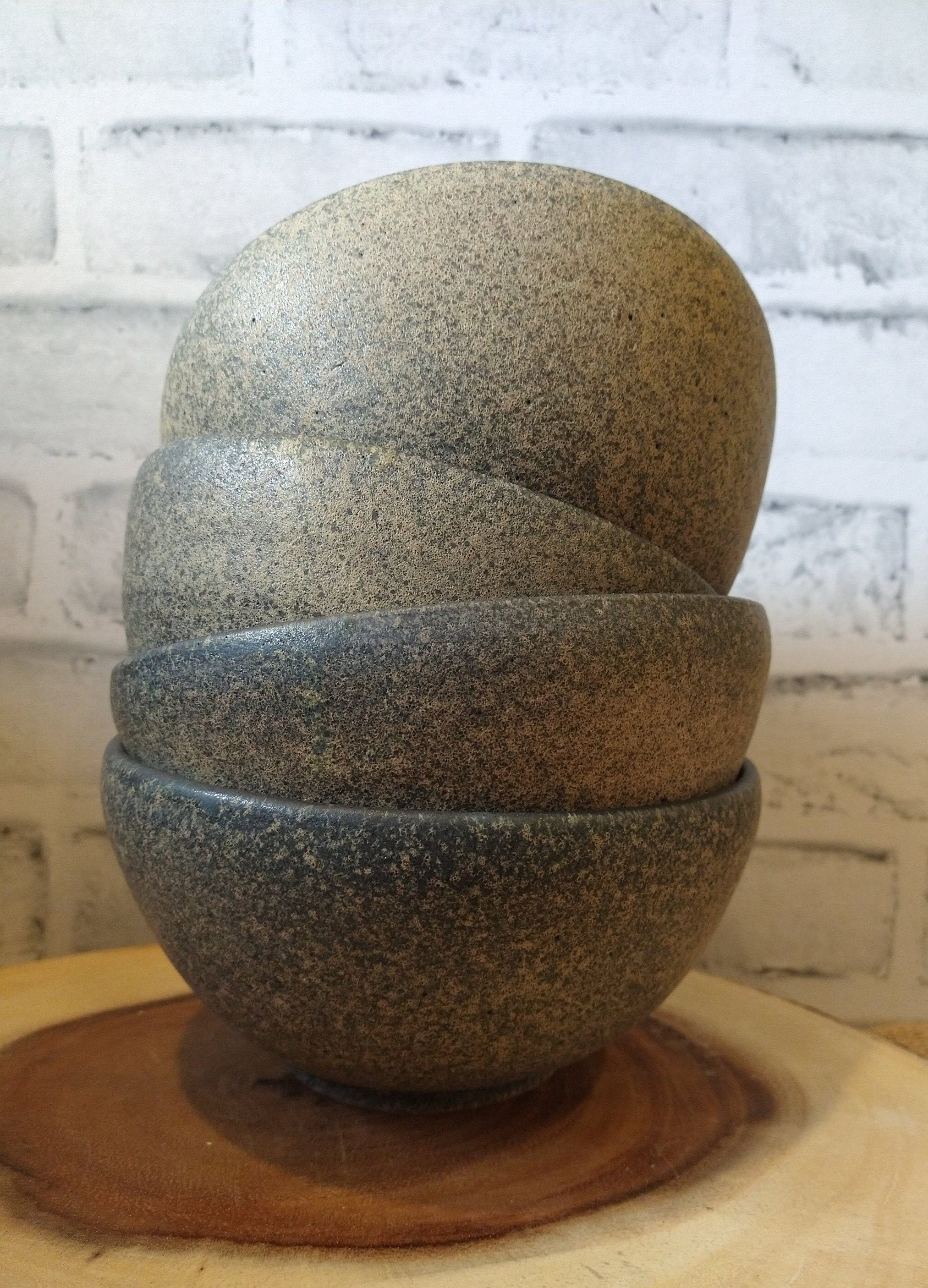 stone Glaze Ramen Bowl, Noodle Soup Cereal Bowl