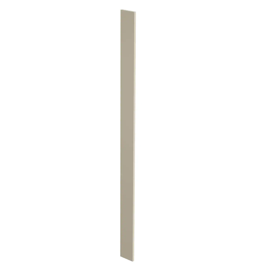 Luxxe Cabinetry Norfolk 6-in W x 96-in H x 0.75-in D Painted Blended Cream Cabinet Fill Strip in Off-White | FS696-BC