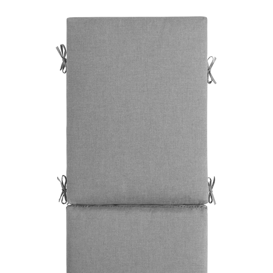 Sunbrella Slate Gray Cast Outdoor Patio Chaise Lounge Cushion - Acrylic by World Market