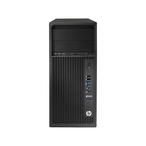 HP Workstation Z240 Refurbished Desktop Computer, Intel i5, 8GB RAM, 500GB HDD