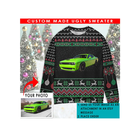 Muscle Car Xmas Gifts, Personalized Ugly Sweater, Unique Gifts For Lovers, Guys Best Hot Rod Owners | Chri2022