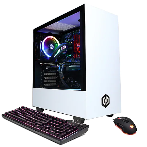 CyberPowerPC Gamer Supreme Liquid Cool Gaming Desktop Computer, Intel Core i7, 32GB Memory, 1TB SSD + 2TB HDD (SLC10900V2)